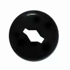 Point Cache Pour Axe De Pédalier Vélo Noir