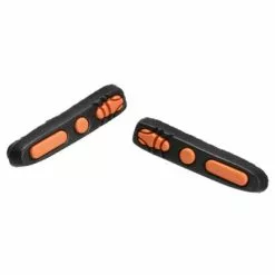 Brakco Cartouches Double Densité Orange Et Noire Pour Vélo De Course