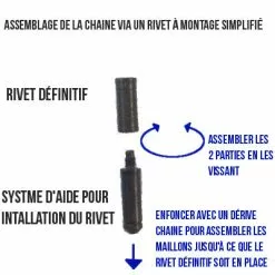 Point Chaine Vélo 1/2 X 1/8 Demi-maillon -Pièces pour vélos Nouveaux Produits chaine velo 1 2 x 1 8 demi maillon full 3