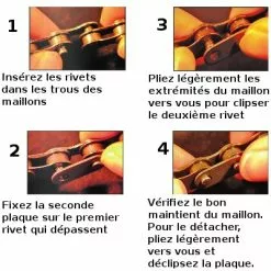 Point Chaîne Vélo 8 Vitesses Traitement Antirouille -Pièces pour vélos Nouveaux Produits chaine velo 8 vitesses traitement antirouille full 3