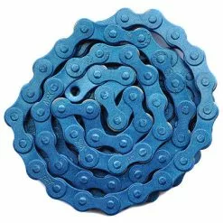 YBN Chain Chaîne Vélo BMX FIXIE Single Speed Bleue