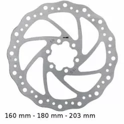 Brakco Disque De Frein Pour Vélo En Acier 160/180/203 Mm