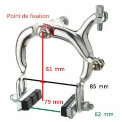 Newton Etrier De Frein Caliper Avant Ou Arrière Pour Jante Vélo 650B -Pièces pour vélos Nouveaux Produits etrier de frein caliper avant ou arriere pour jante velo 650b full 3
