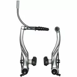 Etrier Frein Vélo V-Brake Argent BR-T4000 Shimano -Pièces pour vélos Nouveaux Produits etrier frein velo v brake arriere br t4000 shimano argent full