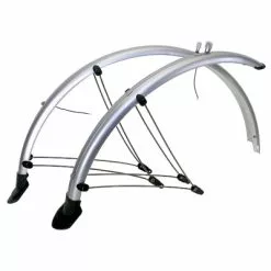 Messingschlager Paire De Garde Boue Pour Vélo 28 Pouces Avec Câble électrique - 45 Mm