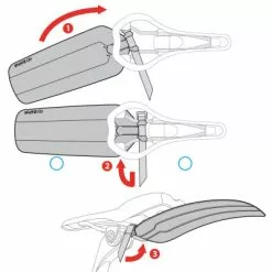 Garde Boue Sous Selle Pour VTT Shield S20 Zefal -Pièces pour vélos Nouveaux Produits garde boue sous selle pour vtt shield s20 zefal full 6