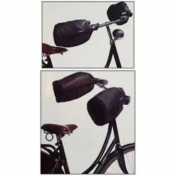 Manchons Basil Noirs En Cuir Végétal Sur Guidon Vélo -Pièces pour vélos Nouveaux Produits manchons basil noirs en cuir vegetal sur guidon velo full 6