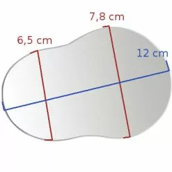 Ergotec-Humpert Miroir De Rechange Pour Rétroviseur Vélo M99 Ergotec -Pièces pour vélos Nouveaux Produits miroir de rechange pour retroviseur velo m99 ergotec full 3