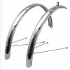 P2R Paire De Garde Boue Vélo Vintage 28 Pouces Argent -Pièces pour vélos Nouveaux Produits paire de garde boue velo vintage 28 pouces argent full