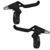 Darxide Paire De Leviers De Frein Noir En Aluminium Vélo Type BMX -Pièces pour vélos Nouveaux Produits paire de leviers de frein noir en aluminium velo type bmx full