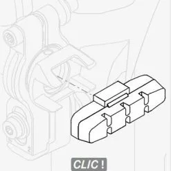 Patins De Freins Hydrauliques Magura HS11/HS33 Revêtement Rouge -Pièces pour vélos Nouveaux Produits patins de freins hydrauliques magura hs11 hs33 revetement rouge full 3