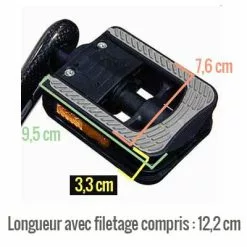 Maxxus Pédales Pliables Antidérapantes Pour Vélo - La Paire -Pièces pour vélos Nouveaux Produits pedales pliables antiderapantes pour velo la paire full 4