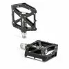 Pédales Ultra Plates Pour VTT Et BMX Noir Et Argent - XLC