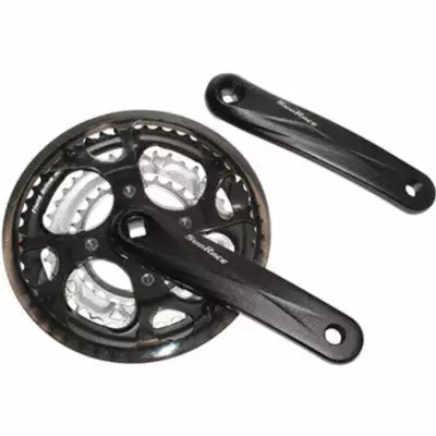 SUNRACE Pédalier 7/8 Vitesses Triple Plateaux 28/38/48 Dents 3 SUNRACE Pédalier 7/8 Vitesses Triple Plateaux 28/38/48 Dents