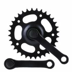 Messingschlager Pédalier Mono Plateau Pour Vélo Enfant De 12 à 18 Pouces