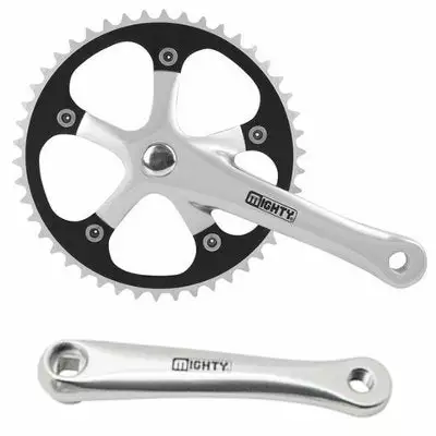 Mighty Pédalier Vélo Mono Plateau Pour Single Speed Et Fixie 3 Mighty Pédalier Vélo Mono Plateau Pour Single Speed Et Fixie