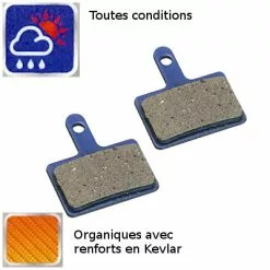 Brakco Plaquettes Organiques Avec Kevlar Frein Disque Compatible Deore -Pièces pour vélos Nouveaux Produits plaquettes organiques avec kevlar frein disque compatible deore full 3