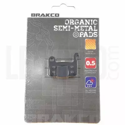 Brakco Plaquettes Organiques Kevlar Pour Frein à Disque De Vélo XTR 8 Brakco Plaquettes Organiques Kevlar Pour Frein à Disque De Vélo XTR – Image 6