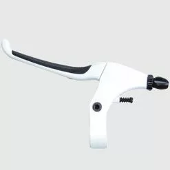 Point Poignée De Frein De Vélo Confort Blanche