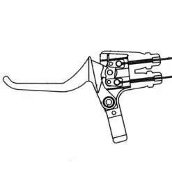 TY Brake Poignée Vélo Droite Avec Commande Pour Frein Avant Et Arrière -Pièces pour vélos Nouveaux Produits poignee velo droite avec commande pour frein avant et arriere full 4