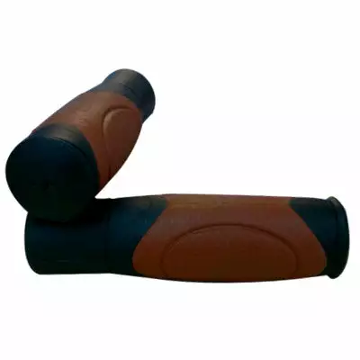 Poignées De Vélo Confortables Marron - Dutch Perfect 3 Poignées De Vélo Confortables Marron - Dutch Perfect