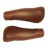 VELO Poignées Vélo Ergonomiques Imitation Cuir Marron -Pièces pour vélos Nouveaux Produits poignees velo ergonomiques imitation cuir marron full