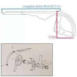 Protection Chaine Vélo Résistant 46 Et 48 Dents SKS -Pièces pour vélos Nouveaux Produits protection chaine velo resistant 46 et 48 dents sks full 4