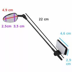 Brandless Rétroviseur Sur Casque De Vélo -Pièces pour vélos Nouveaux Produits retroviseur sur casque de velo full 6