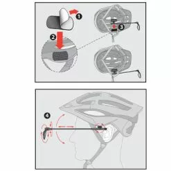 Rétroviseur Sur Casque Vélo Z Eye Zefal -Pièces pour vélos Nouveaux Produits retroviseur sur casque velo z eye zefal full 6