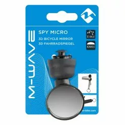 Rétroviseur Vélo Sur Embout De Cintre Spy Micro M-Wave -Pièces pour vélos Nouveaux Produits retroviseur velo micro spy m wave packaging