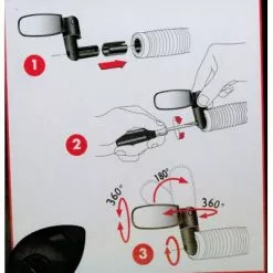 Rétroviseur Vélo Spin Zefal -Pièces pour vélos Nouveaux Produits retroviseur velo spin zefal full 4