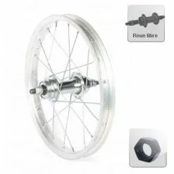 Brandless Roue Arrière 14 Pouces à Roue Libre Pour Vélo Enfant