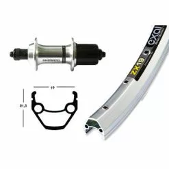 Exal Roue Arrière De Vélo 28 Pouces Cassette 8 Et 9 Vitesses -Pièces pour vélos Nouveaux Produits roue arriere de velo 28 pouces cassette 8 et 9 vitesses full 2