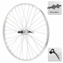 Exal Roue Arrière Vélo 26 Pouces Aluminium Roue Libre Serrage Rapide