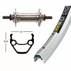 Exal Roue De Vélo Avant 28 Pouces à écrou -Pièces pour vélos Nouveaux Produits roue de velo avant 28 pouces a ecrou full 2