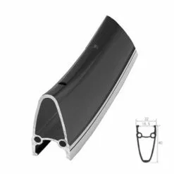 M-Wave Roue De Vélo Avant Noir Mat 700 Route -Pièces pour vélos Nouveaux Produits roue de velo avant noir mat 700 route full 4