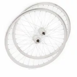 Point Roues Avant Arrière Blanches Moyeu Flip Flop Fixie Single Speed