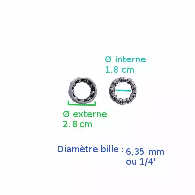 Messingschlager Roulement Pour Axe De Pédalier Carré BSA 5 Messingschlager Roulement Pour Axe De Pédalier Carré BSA – Image 3