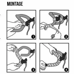 Bike Ribbon Ruban Sur Guidon Vélo Uni Blanc - BikeRibbon -Pièces pour vélos Nouveaux Produits ruban sur guidon velo uni blanc bikeribbon full 5