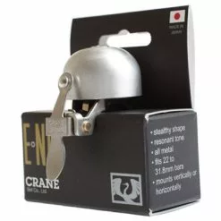 Sonnette Vélo Argent Mat E-ne Crane -Pièces pour vélos Nouveaux Produits sonnette velo argent mat e ne crane full 4