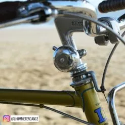 Brandless Sonnette De Vélo Au Look Ancien Couleur Argent 57 Mm -Pièces pour vélos Nouveaux Produits sonnette velo vintage argent