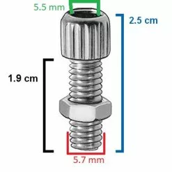 Point Vis De Réglage De Cable De Frein De Vélo 9 Point Vis De Réglage De Cable De Frein De Vélo -Pièces pour vélos Nouveaux Produits vis de reglage de cable de frein de velo full 4