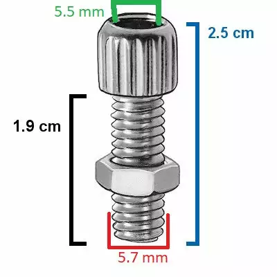 Point Vis De Réglage De Cable De Frein De Vélo 6 Point Vis De Réglage De Cable De Frein De Vélo – Image 4